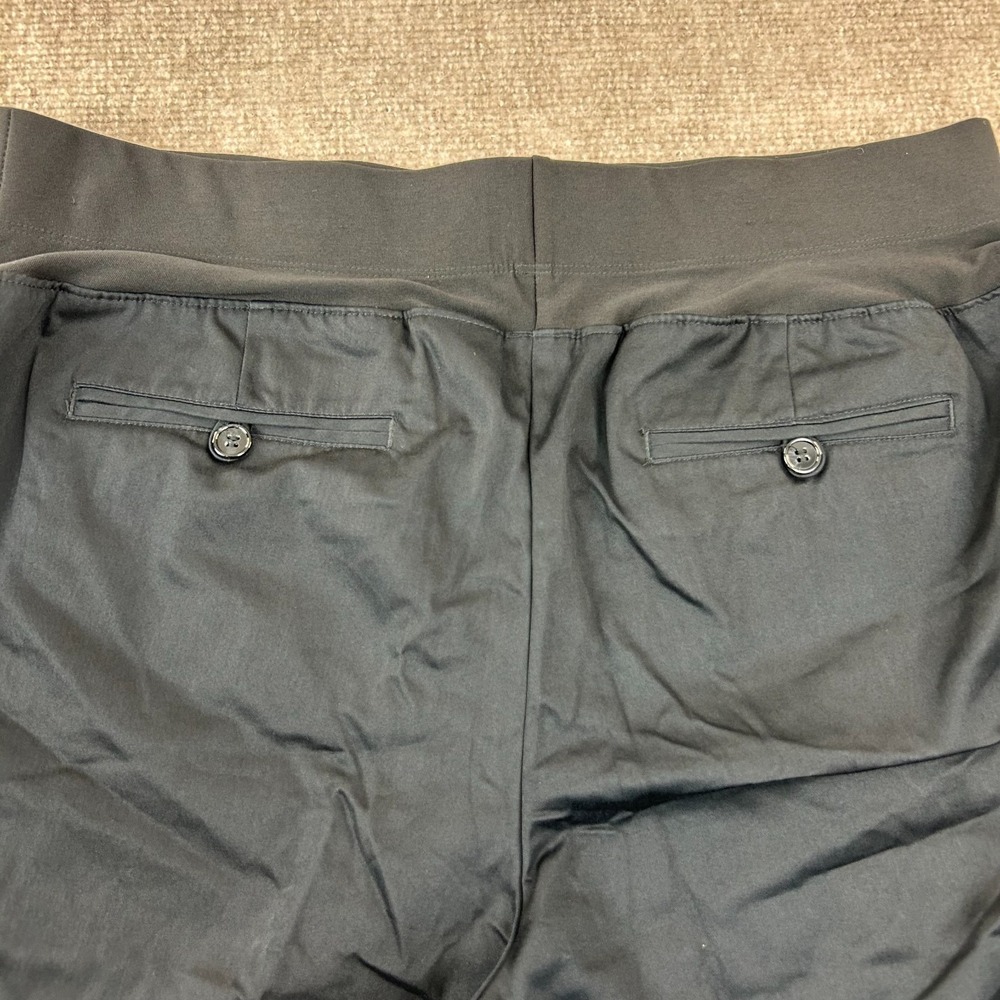Duo Maternity By JC Penney Capri Pants Womens XL Black Cotton Mid Belly Coverage - Picture 4 of 16